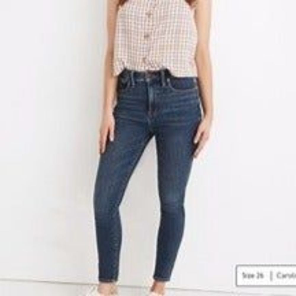 Madewell Curvy High-Rise Skinny Jeans, Wendover Wash Tencel -- SOLD OUT ONLINE!!
